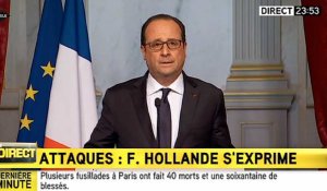 François Hollande : " l'état d'urgence est décrété"