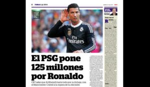 PSG: 125 millions € pour Cristiano Ronaldo