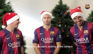 Quand le Barca souhaite un Joyeux Noël !