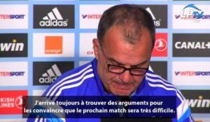 Bielsa et Lemina avant Caen-OM