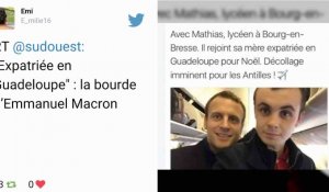 "Mère expatriée en Guadeloupe" : la bourde d'Emmanuel Macron