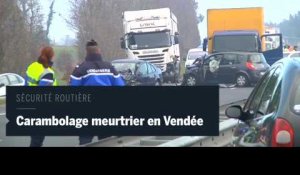 Au moins cinq morts lors d'un carambolage monstre en Vendée
