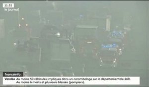 Carambolage en Vendée : au moins 5 morts