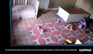 Un enfant de deux ans sauve la vie de son jumeau coincé sous une commode (Vidéo)