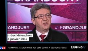 Jean-Luc Mélenchon : "Emmanuel Macron parle aux gens comme à des domestiques" (vidéo)