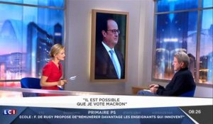 LCI : Bernard Kouchner a "de la peine" pour François Hollande