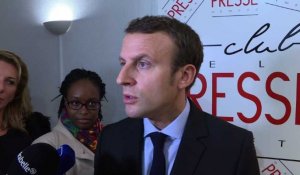Primaire: E. Macron s'exprime sur le résultat du 1er tour