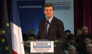 Primaire: Montebourg se veut "candidat des territoires"