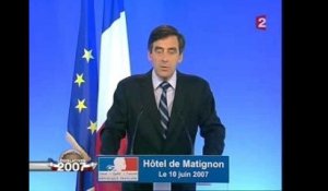 Législatives 1er tour discours de François Fillon