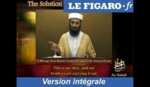 Version intégrale du message de Ben Laden (lefigaro.fr)