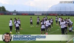 Albert Emon et les matchs amicaux de préparation