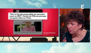 Actuality : le coup de gueule de Roselyne Bachelot