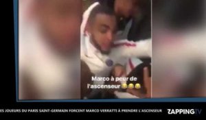 PSG : Marco Verratti piégé par ses coéquipiers dans un ascenseur, la blague hilarante (Vidéo)