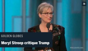 Golden Globes : Meryl Streep critique Donald Trump
