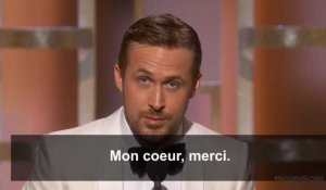 Ryan Gosling rend hommage à sa compagne Eva Mendes