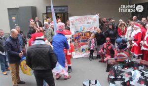 A Rennes, la bande originale du Noël de Sacha offre des centaines de cadeaux aux enfants hospitalisés au CHU de Rennes