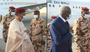 Mort du président tchadien : arrivée des présidents du Niger et du Mali