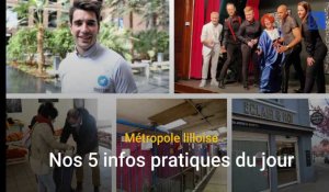 Métropole lilloise : les cinq infos pratiques de ce vendredi 23 avril