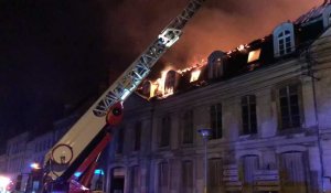 Incendie dans le centre-ville de Saint-Omer