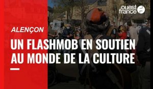 VIDEO. Alençon : un flashmob pour soutenir le monde de la culture