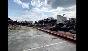 L’ex centre commercial du Verbeau en cours de démolition à Châlons
