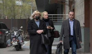 Navalny fait appel de sa condamnation pour diffamation: Ioulia Navalnaïa arrive au tribunal