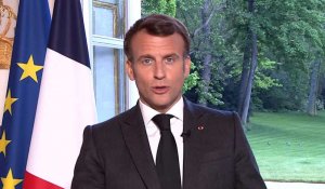 Emmanuel Macron s'adresse aux Français