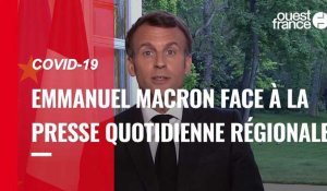 VIDÉO. Déconfinement, vaccination : Emmanuel Macron s’exprime après l’entretien accordé à Ouest-France