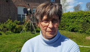 Colette Darquin,agricultrice à Hazebrouck accueille dans sa ferme  le tournage de la saison 2 de jeux d'influence pour Arte
