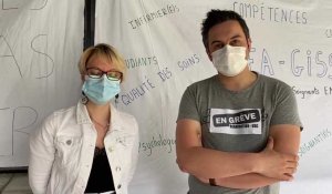 Les soignants de la réanimation de l’hôpital de Béthune en grève