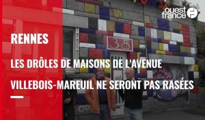 VIDÉO. Rennes : les drôles de maison de l'avenue Villebois-Mareuil ne seront pas rasées