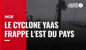 VIDÉO. Le puissant cyclone Yaas frappe l'Inde