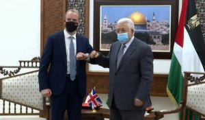 Le chef de la diplomatie britannique rencontre le président palestinien