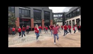 La danse de la réouverture commerciale aux Arcades Rougé