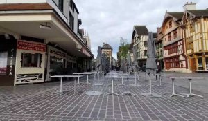Déconfinement du 19 mai : Mise en place d'une terrasse à Troyes