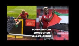 Paul Pogba arbore un drapeau palestinien face au conflit avec Israël