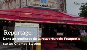 Reportage: Dans les coulisses de la rouverture du Fouquet's sur les Champs-Elysées