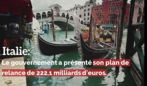 Italie: Le gouvernement a présenté son plan de relance de 222,1 milliards d'euros