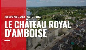 VIDÉO. Patrimoine : le château royal d'Amboise vu du ciel