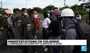 Manifestations en Colombie : la répression policière fait 42 morts en treize jours