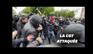 1er mai : le convoi de la CGT, cible des manifestants place de la Nation