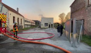 Pont-sur-Sambre : incendie dans une scierie désaffectée