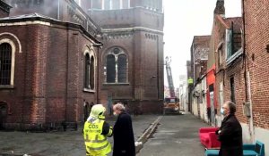 Lille : l’église Saint Pierre Saint Paul à Wazemmes est en feu