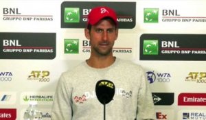 ATP - Rome 2021 - Novak Djokovic : "Hopefully I'll have fresh legs because that's what I definitely will need. It's necessary in order to have a chance against Rafa Nadal"
