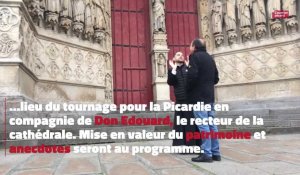 Amiens: Jean-Pierre Pernaut en tournage