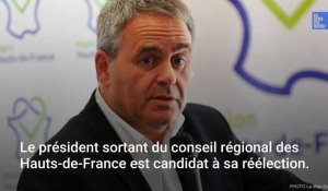 Elections régionales: Xavier Bertrand, candidat à sa réélection dans les Hauts-de-France