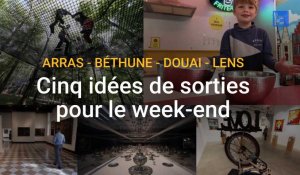 Arras, Béthune, Lens et Douai: nos cinq idées de sorties pour le week-end