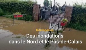 Intempéries: des inondations dans le Nord et le Pas-de-Calais
