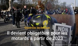 Contrôle technique : il devient obligatoire pour les motards dès 2023