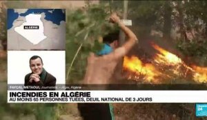 En Algérie, le bilan des feux de forêt s'alourdit à 65 morts
